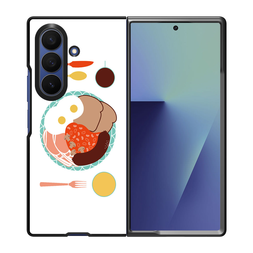 London Breakfast Samsung Galaxy Z Fold 7 Case