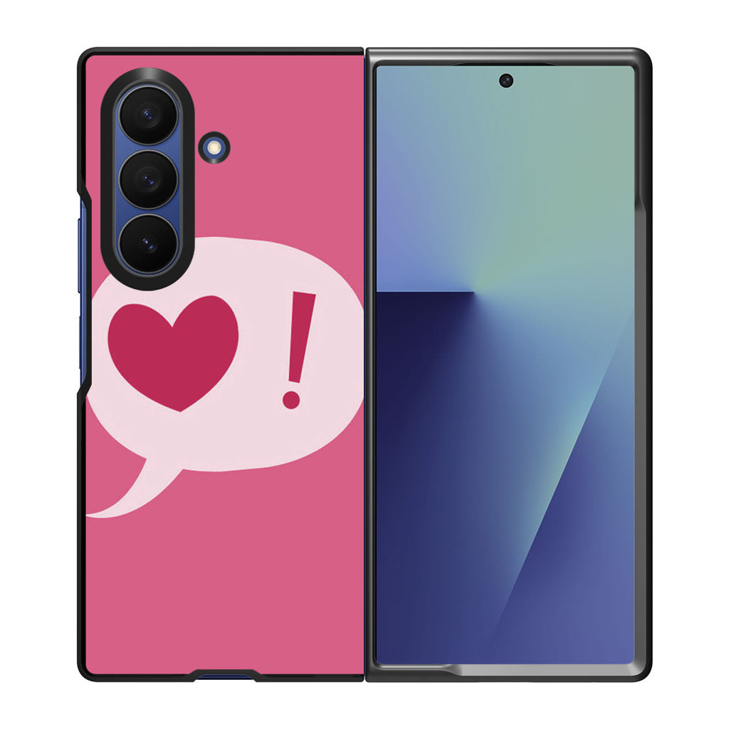 Love Pink Samsung Galaxy Z Fold 7 Case