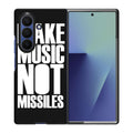 Make Music Not Missiles Samsung Galaxy Z Fold 7 Case