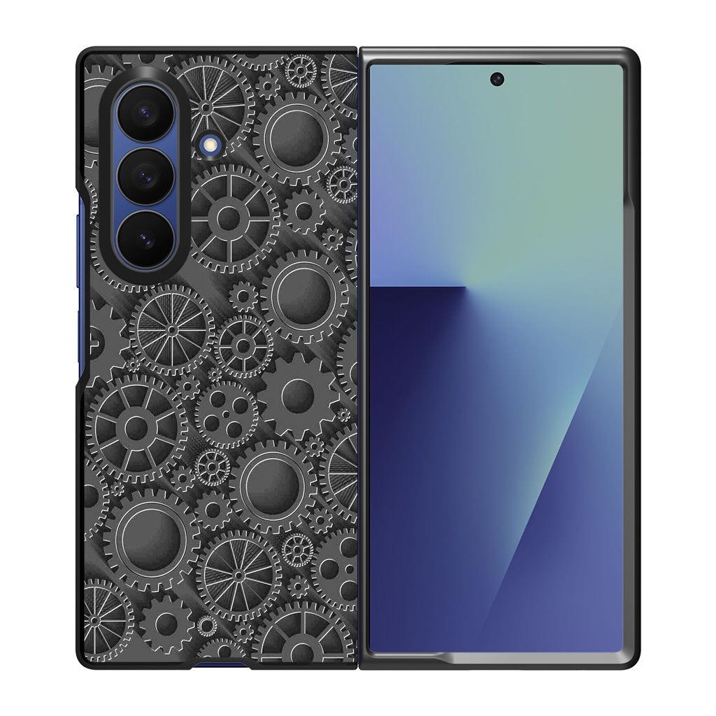 Mechanical Gears Samsung Galaxy Z Fold 7 Case