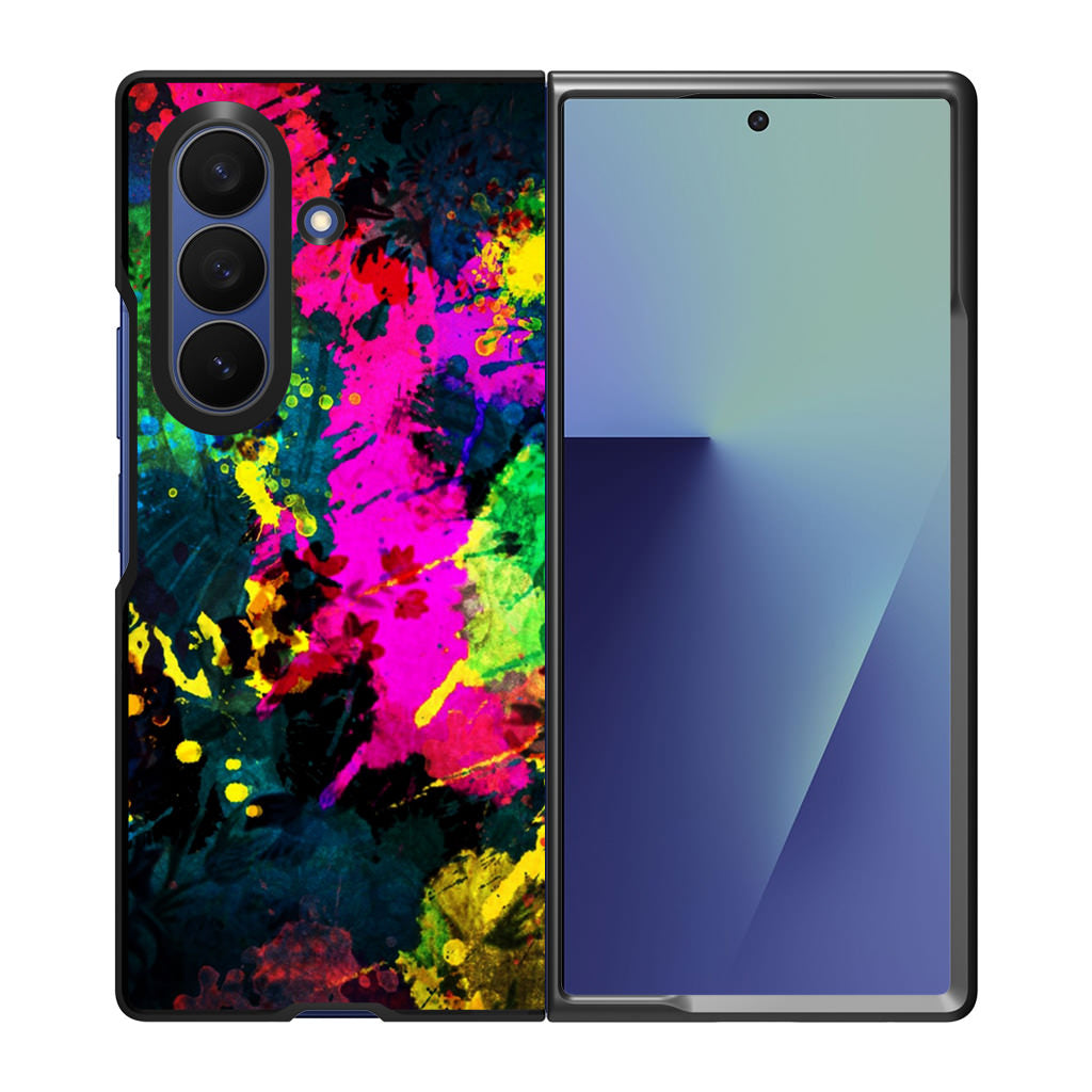 Mixture Colorful Paint Samsung Galaxy Z Fold 7 Case