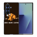 Need More Coffee Programmer Story Samsung Galaxy Z Fold 7 Case