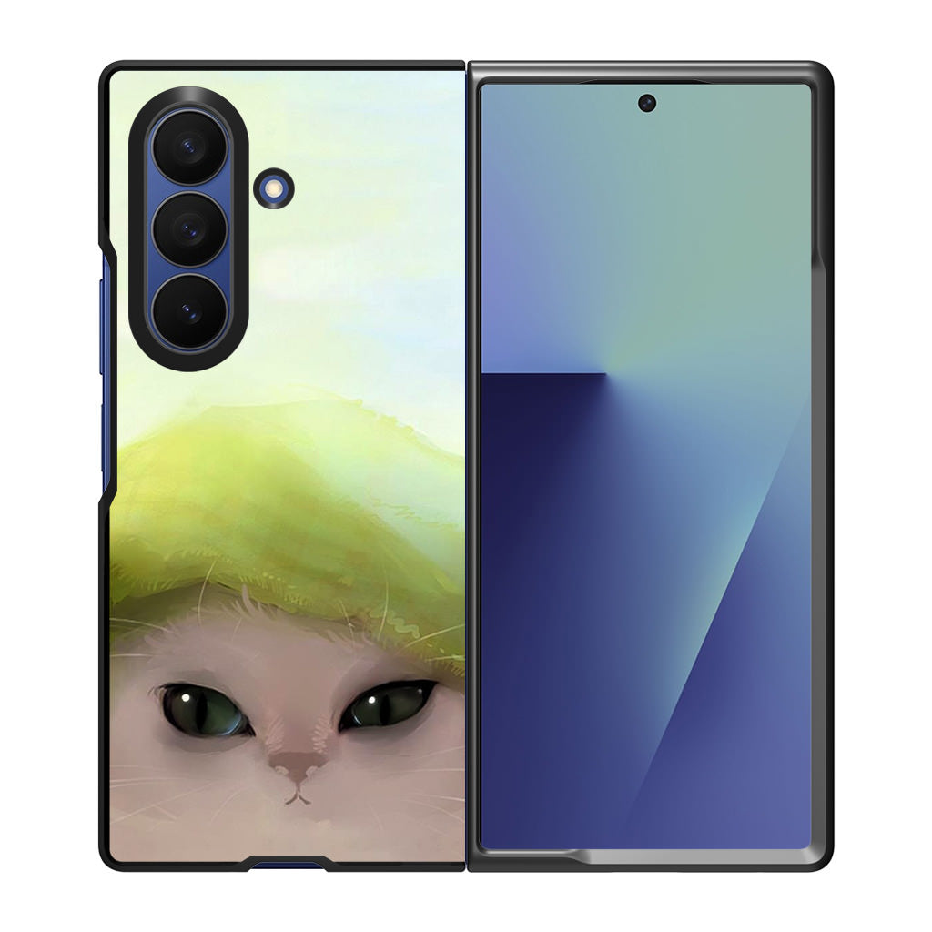 Noble Lazy Smart Kitten Samsung Galaxy Z Fold 7 Case