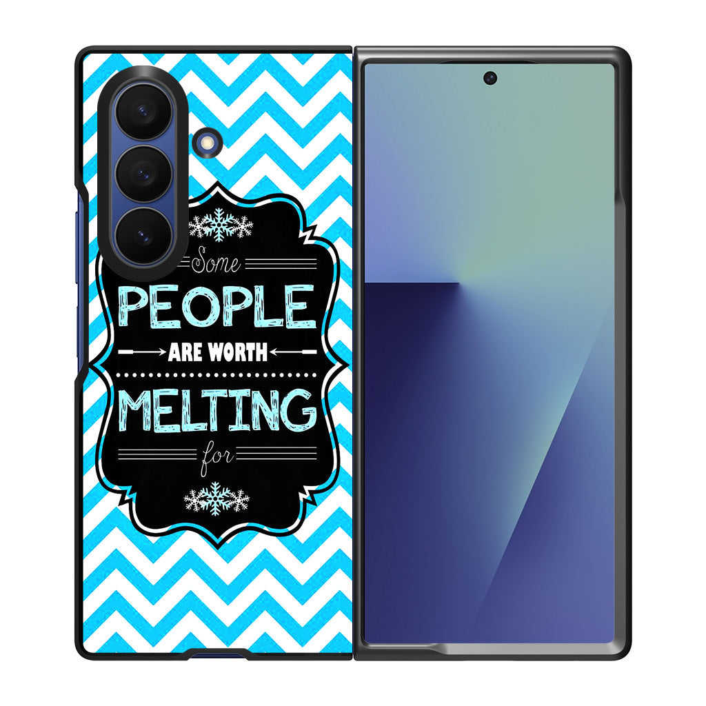 Olaf Quotes Samsung Galaxy Z Fold 7 Case