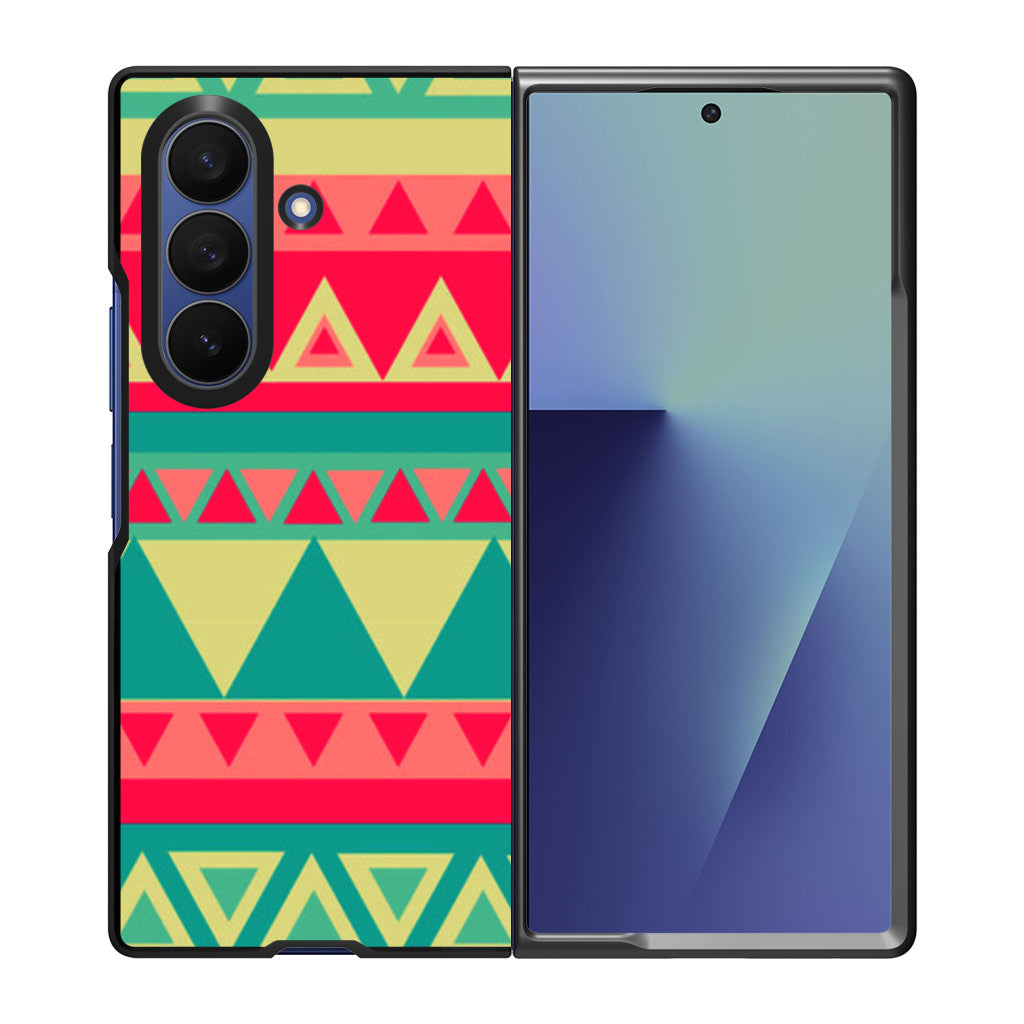 Old Aztec Pattern Samsung Galaxy Z Fold 7 Case