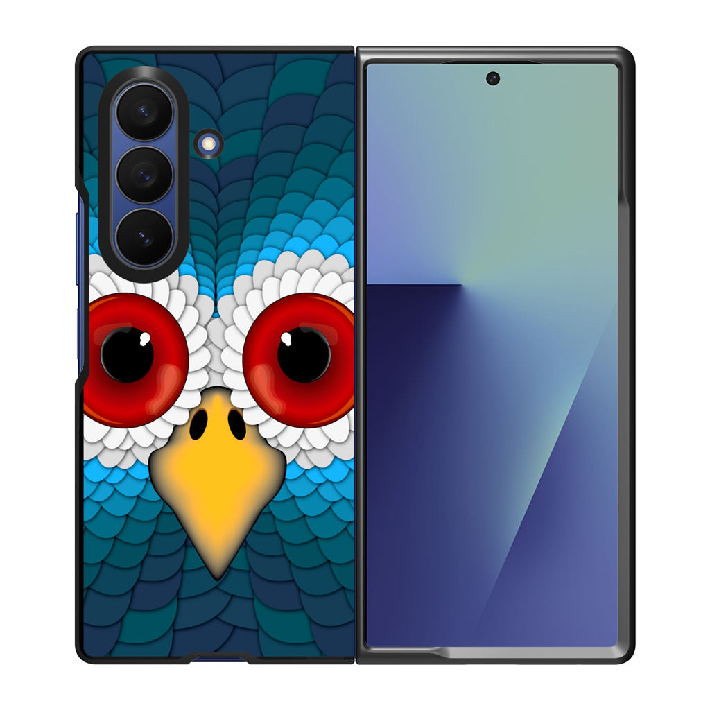 Owl Art Samsung Galaxy Z Fold 7 Case