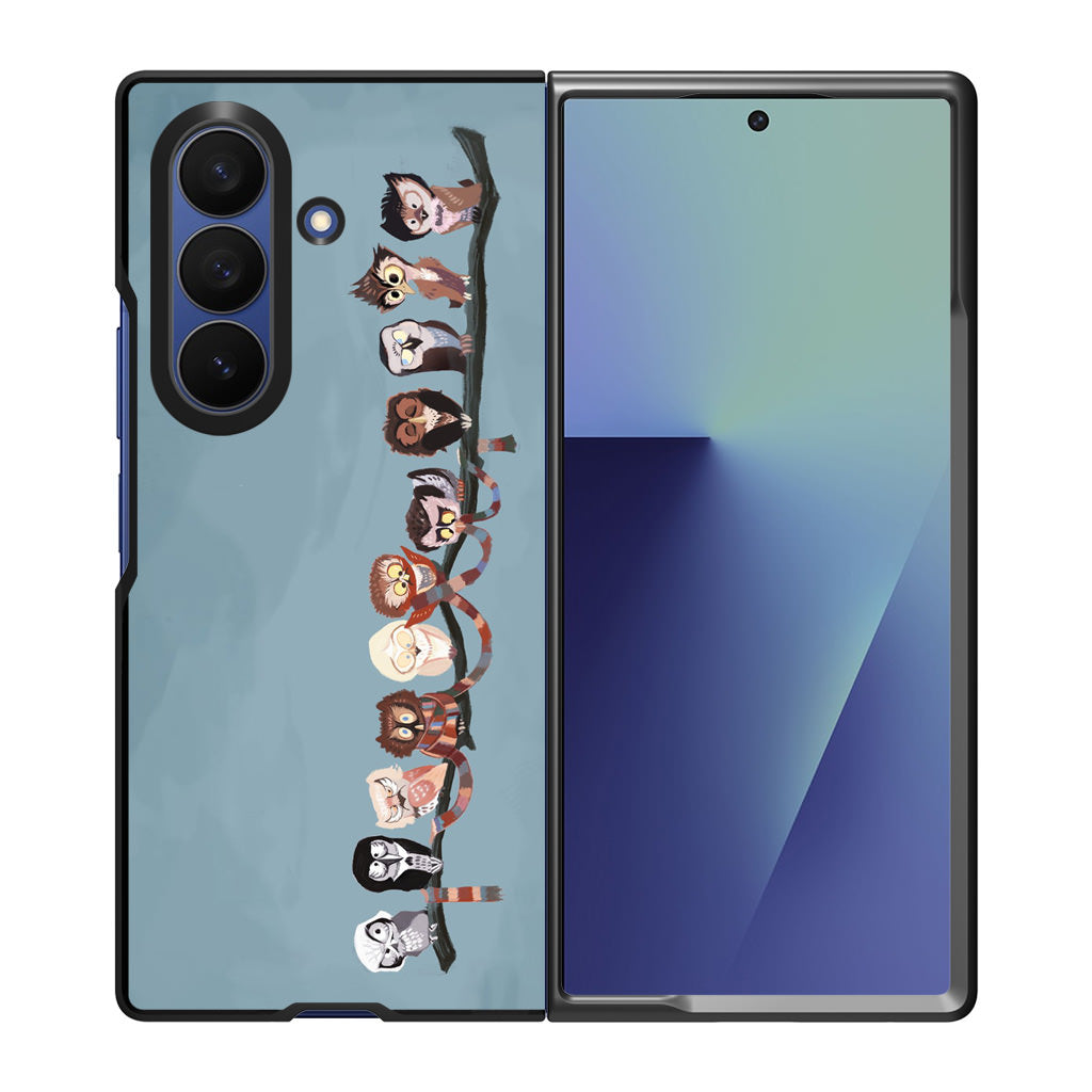 Owls on The Branch Samsung Galaxy Z Fold 7 Case