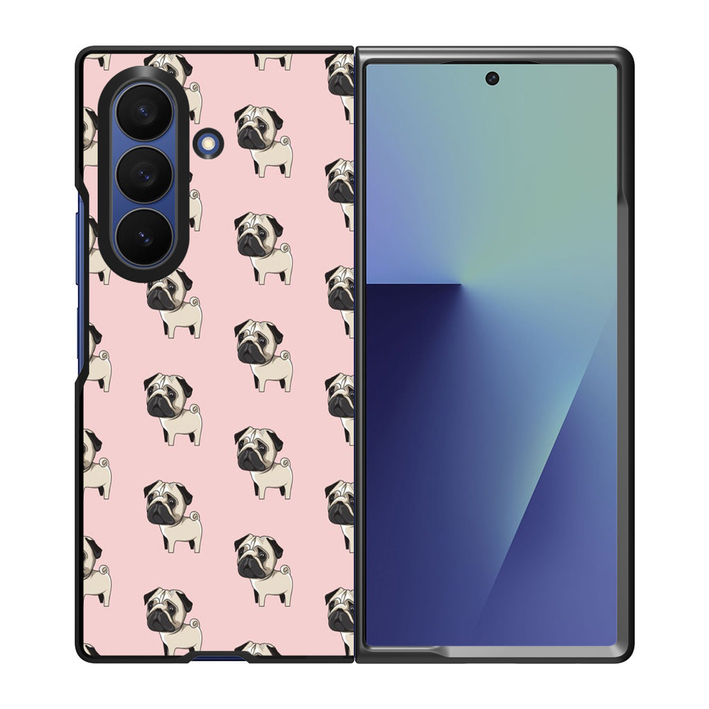 Pugs Pattern Samsung Galaxy Z Fold 7 Case