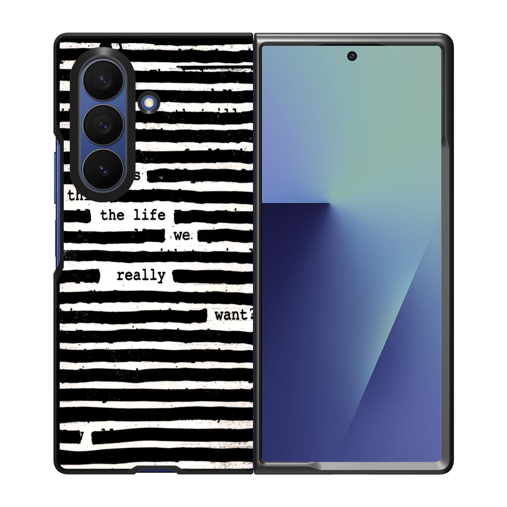 Roger Waters Is This the Life We Really Want Samsung Galaxy Z Fold 7 Case