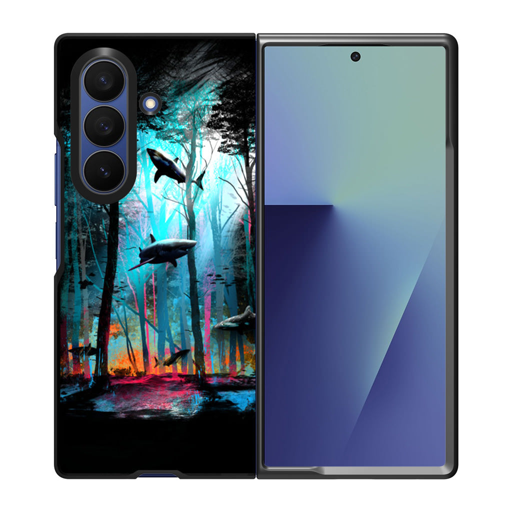 Shark Forest Samsung Galaxy Z Fold 7 Case
