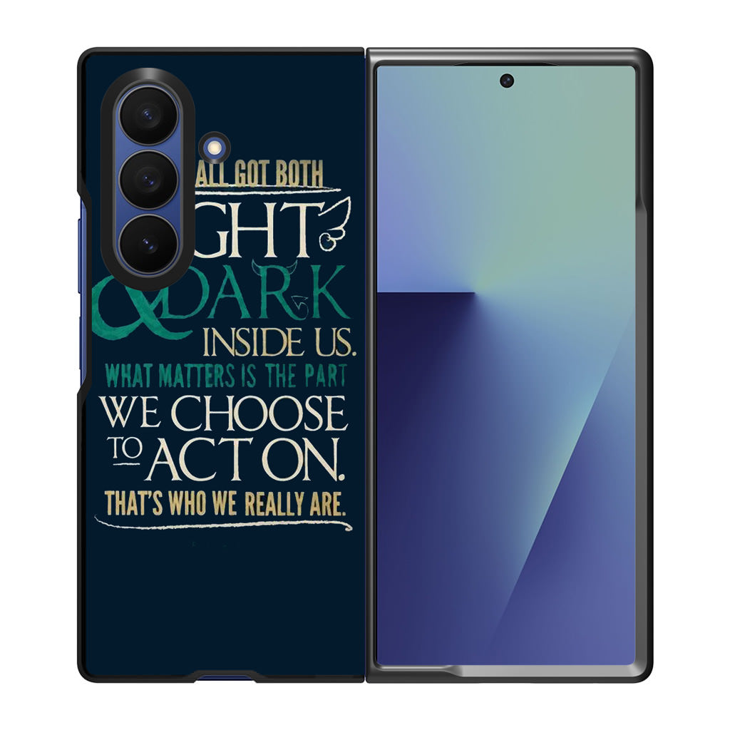 Sirius Black Quotes Samsung Galaxy Z Fold 7 Case