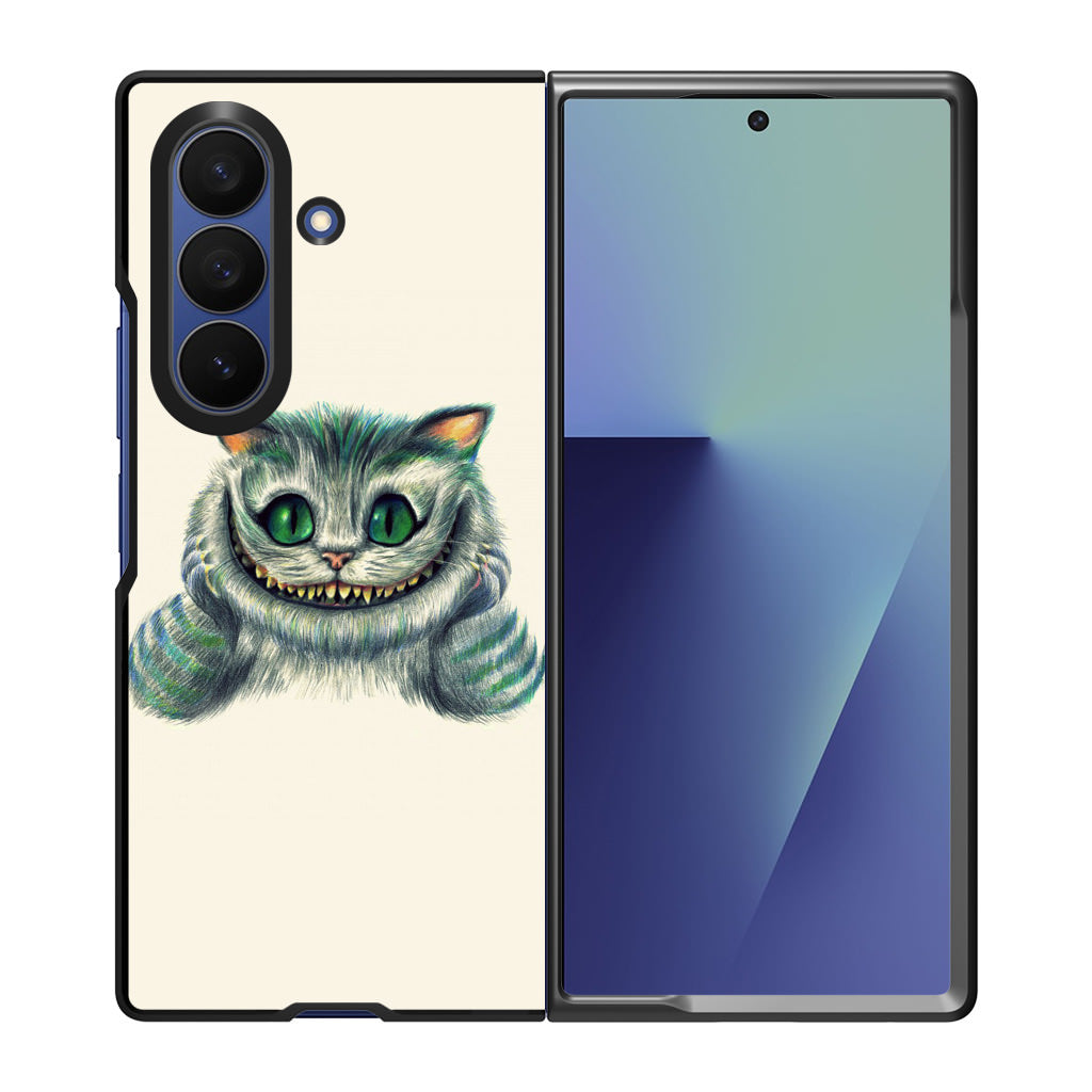 Smile Cat Samsung Galaxy Z Fold 7 Case