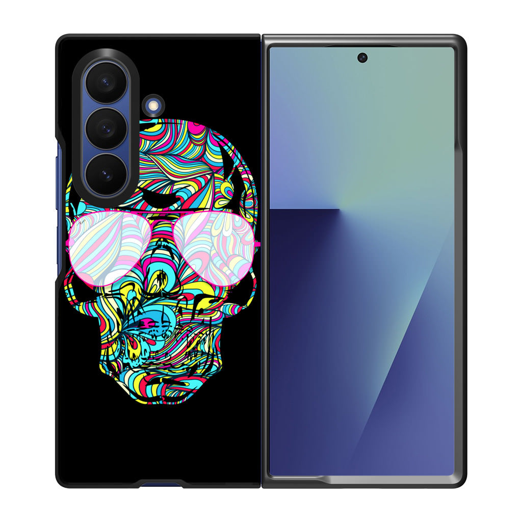 Stylish Skull Samsung Galaxy Z Fold 7 Case