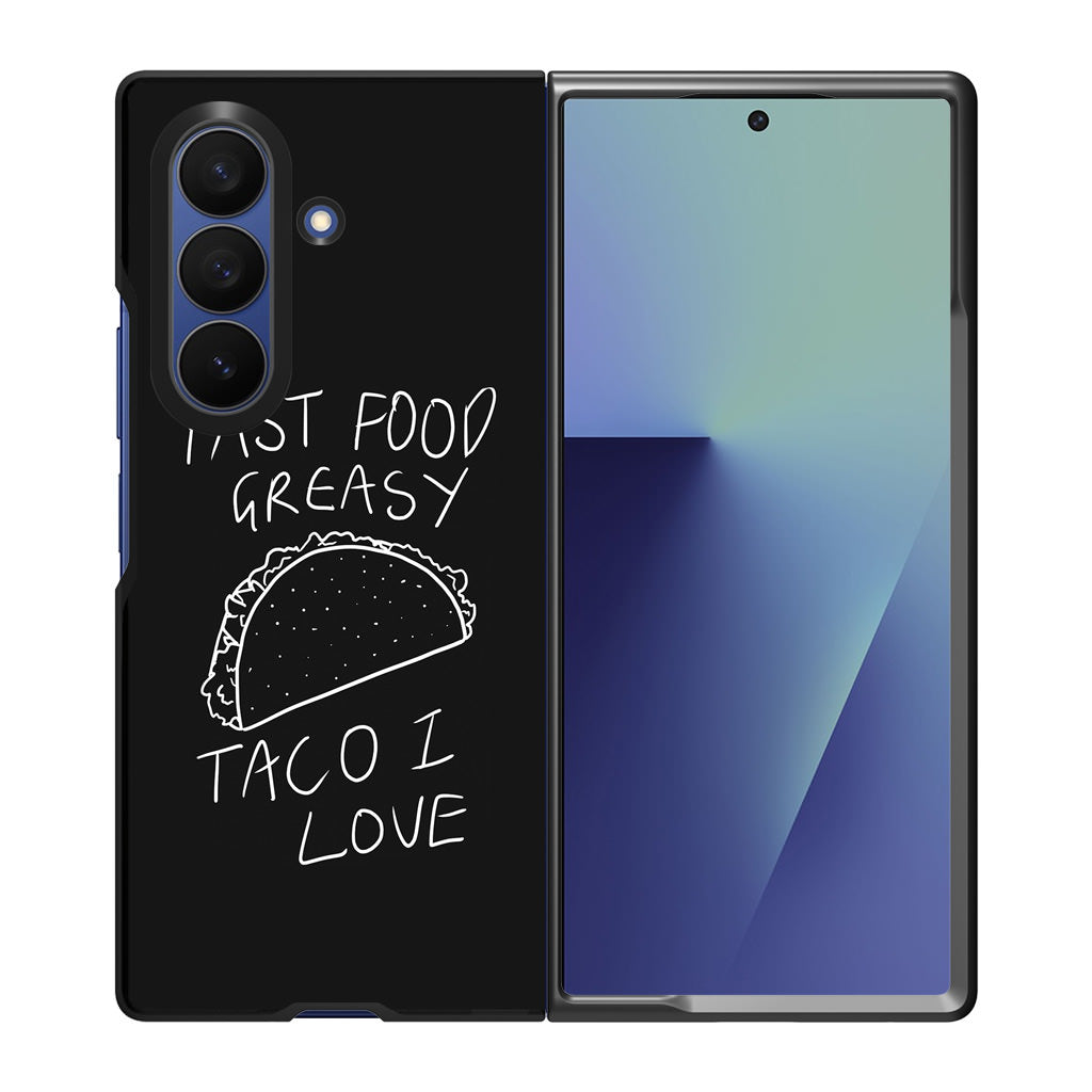 Taco Lover Samsung Galaxy Z Fold 7 Case