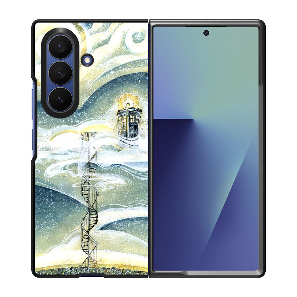 Tardis Cloud Samsung Galaxy Z Fold 7 Case