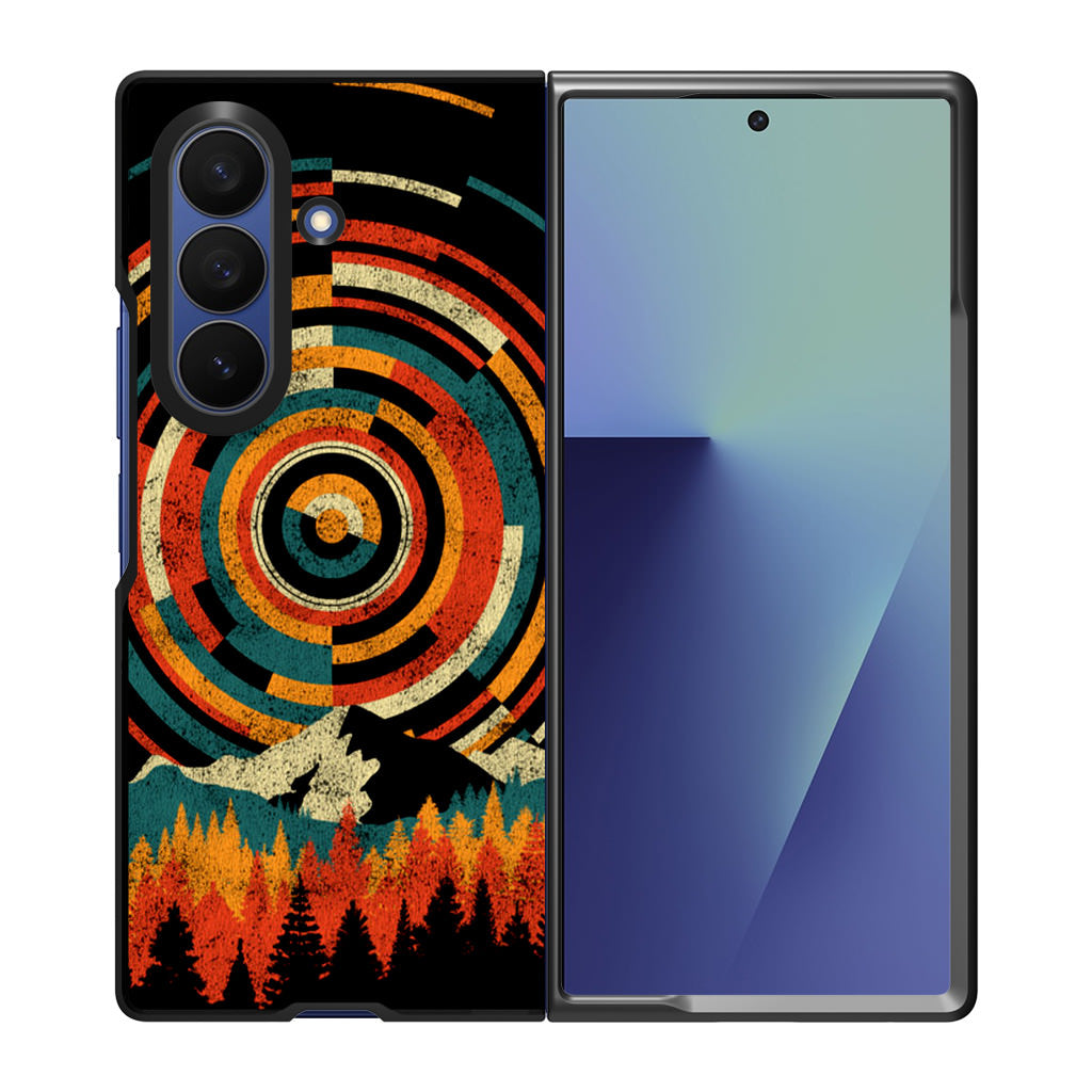The Geometry Of Sunrise Samsung Galaxy Z Fold 7 Case
