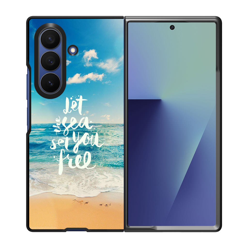 The Sea Set You Free Samsung Galaxy Z Fold 7 Case