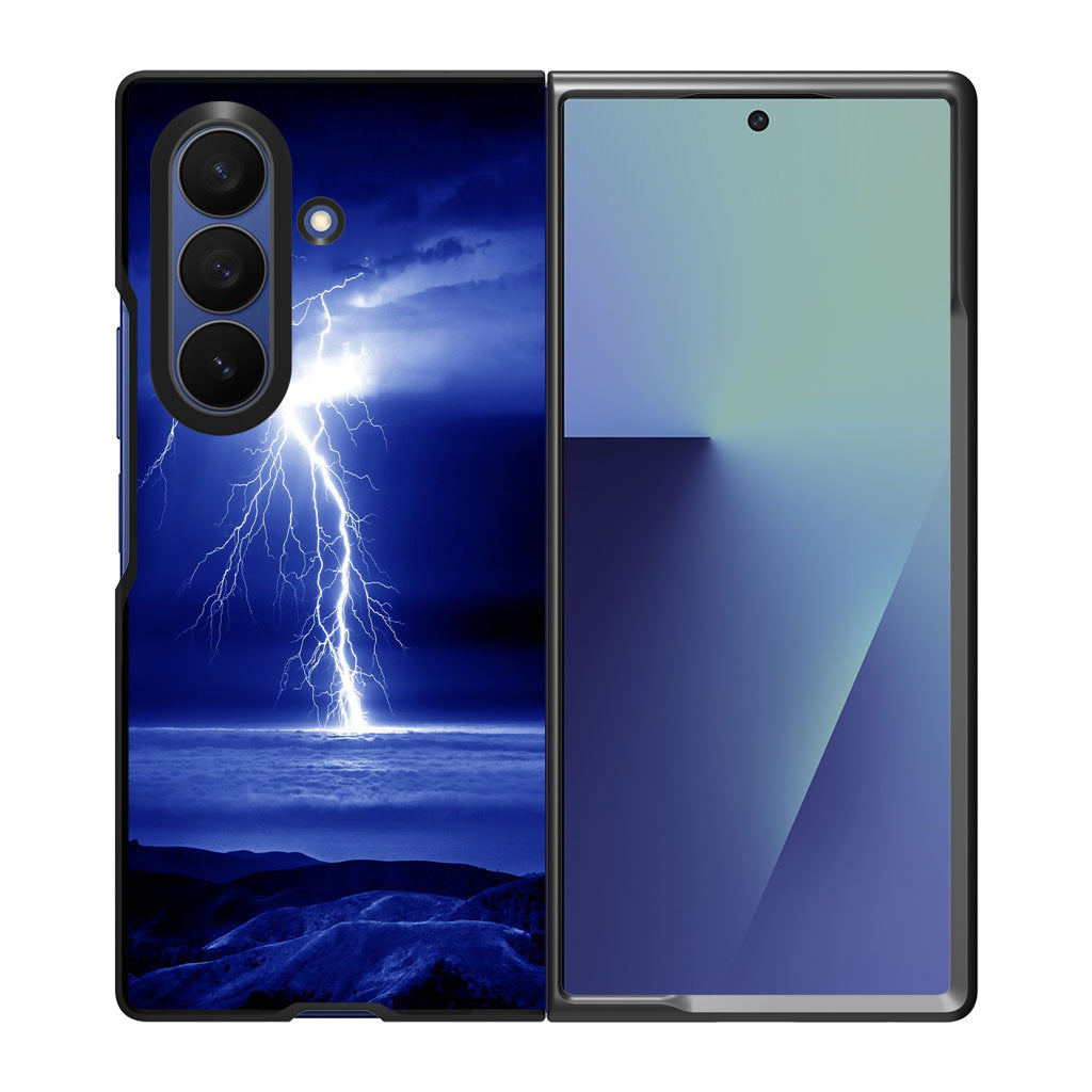Thunder Over The Sea Samsung Galaxy Z Fold 7 Case