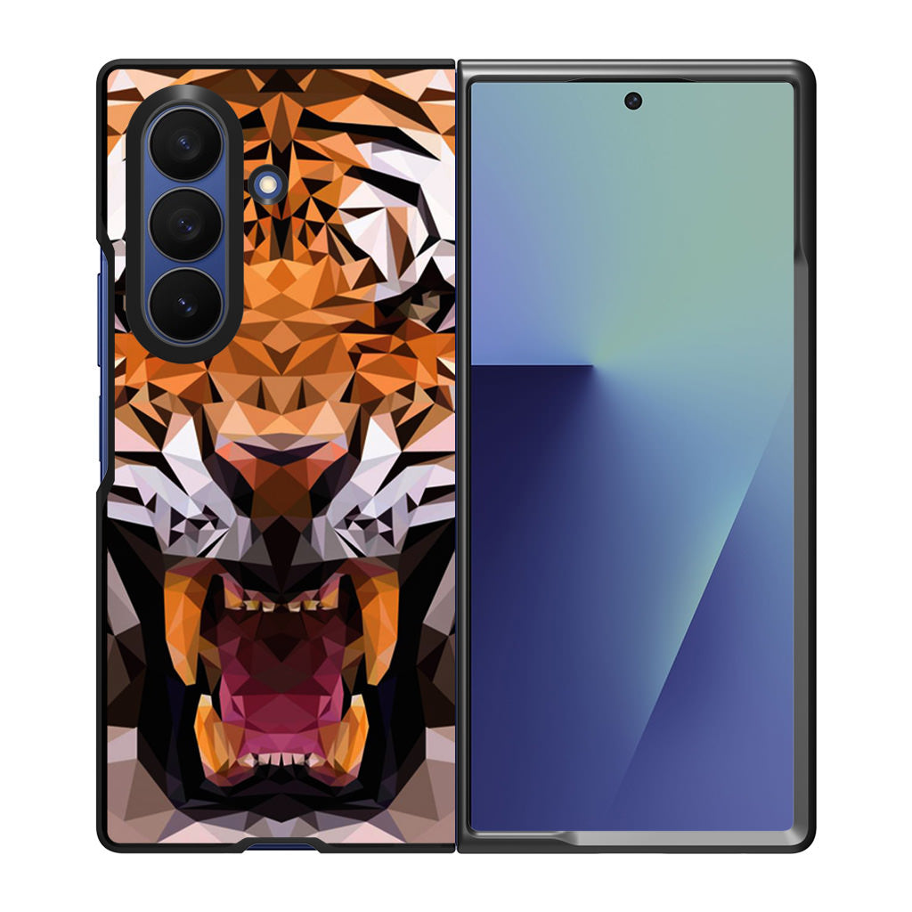 Tiger Polygon Samsung Galaxy Z Fold 7 Case