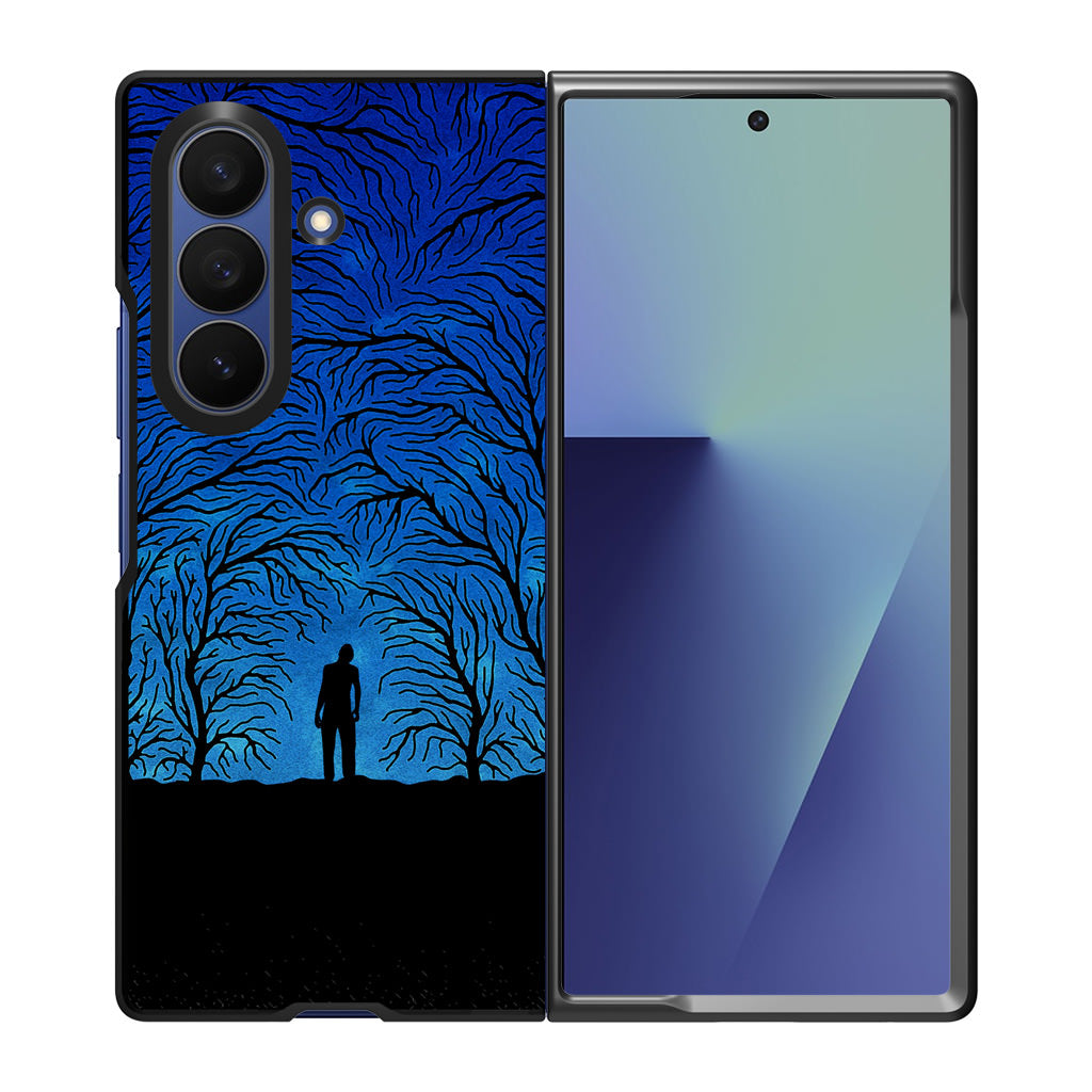 Trees People Shadow Samsung Galaxy Z Fold 7 Case