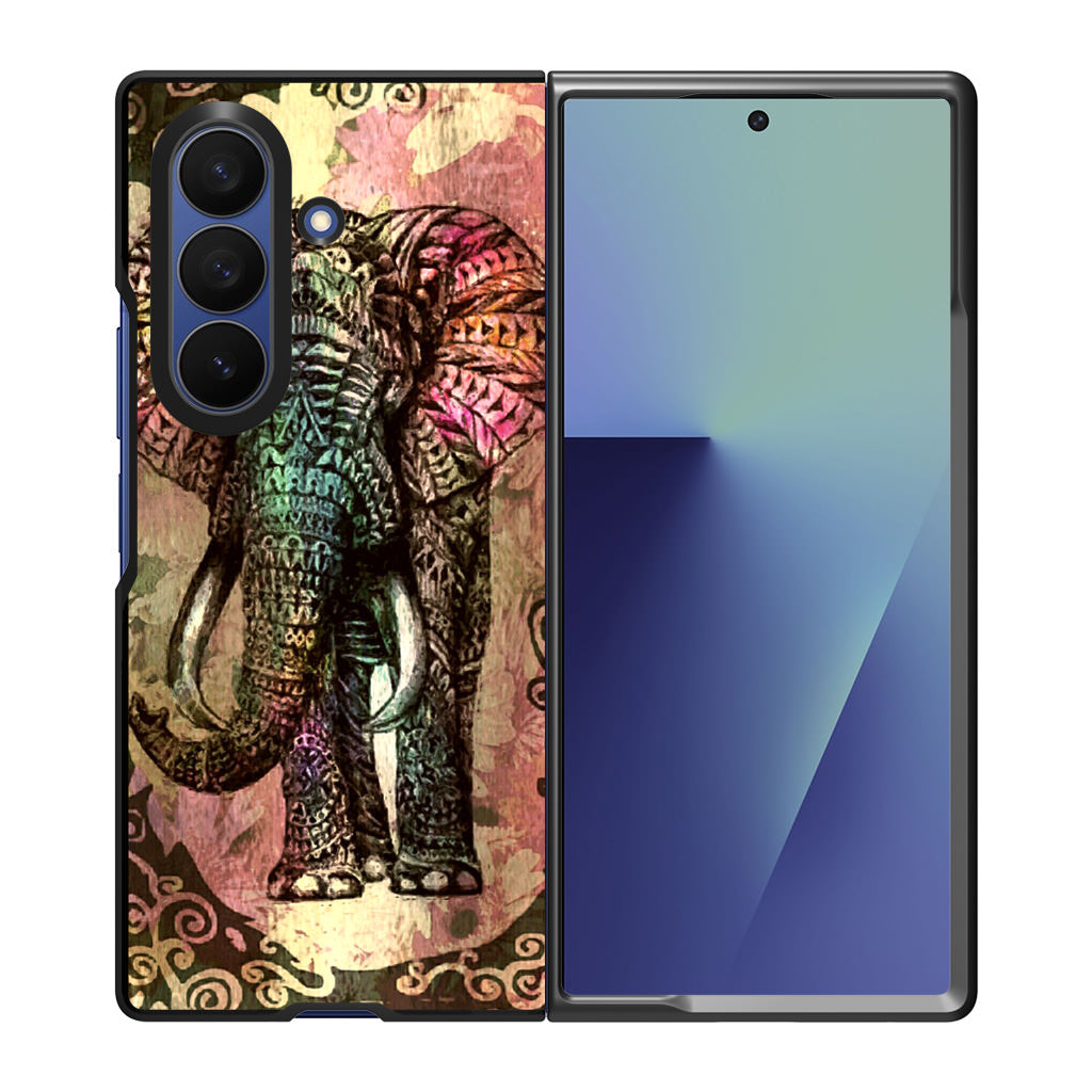 Tribal Elephant Samsung Galaxy Z Fold 7 Case