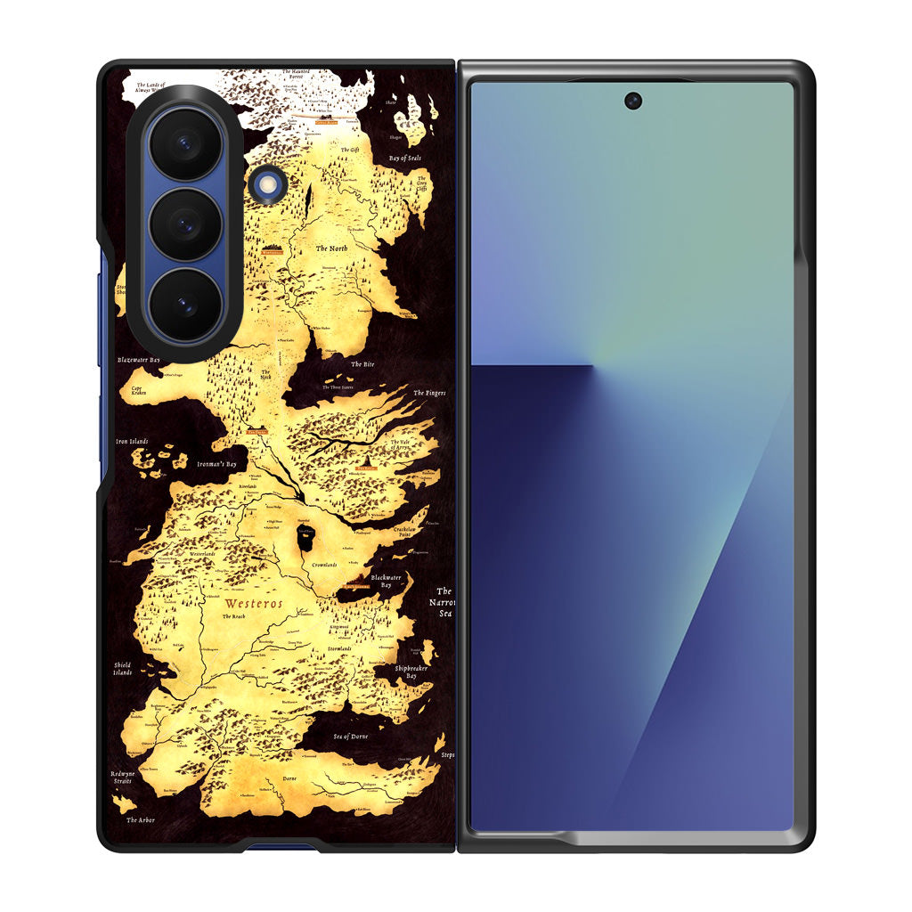 Westeros Map Samsung Galaxy Z Fold 7 Case