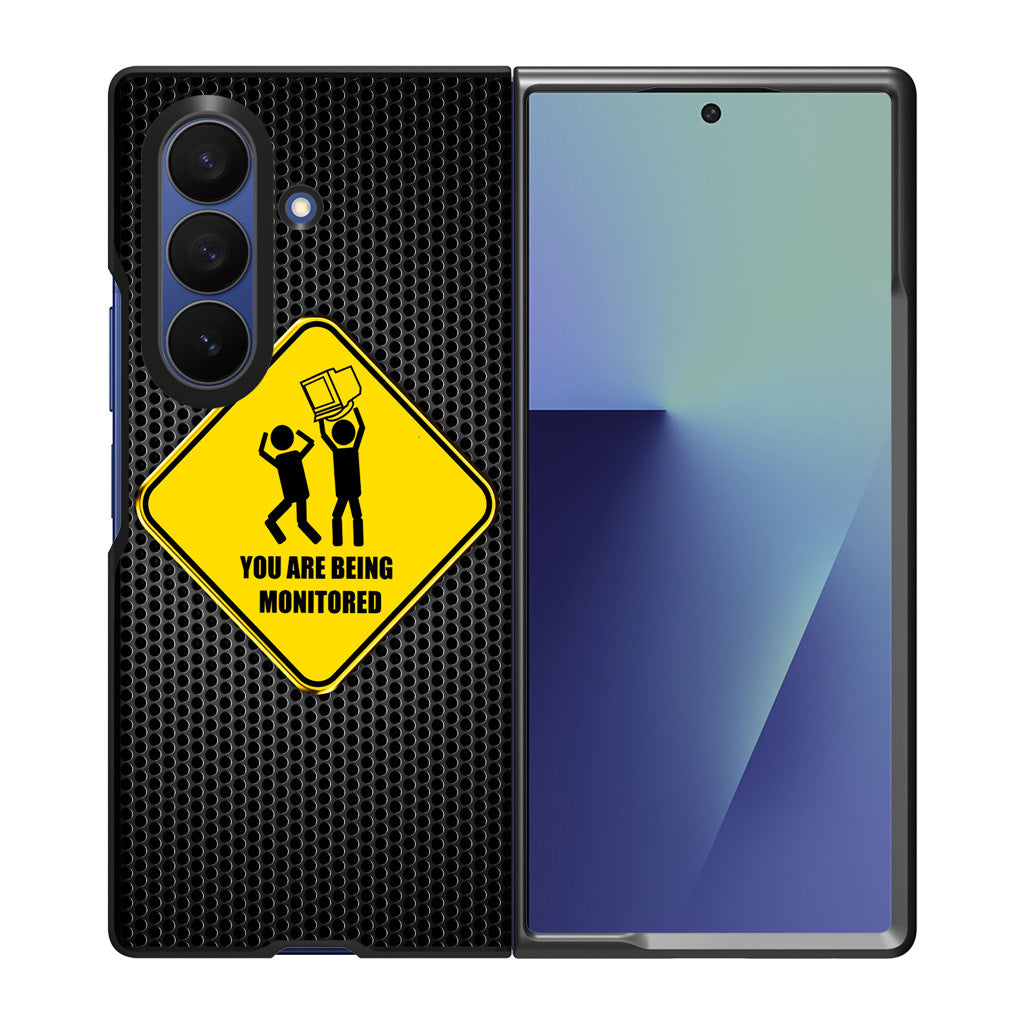 You Are Being Monitored Samsung Galaxy Z Fold 7 Case