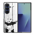 Banksy Graffiti Panda Samsung Galaxy Z Fold 7 Case