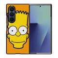 Bart Yellow Face Samsung Galaxy Z Fold 7 Case