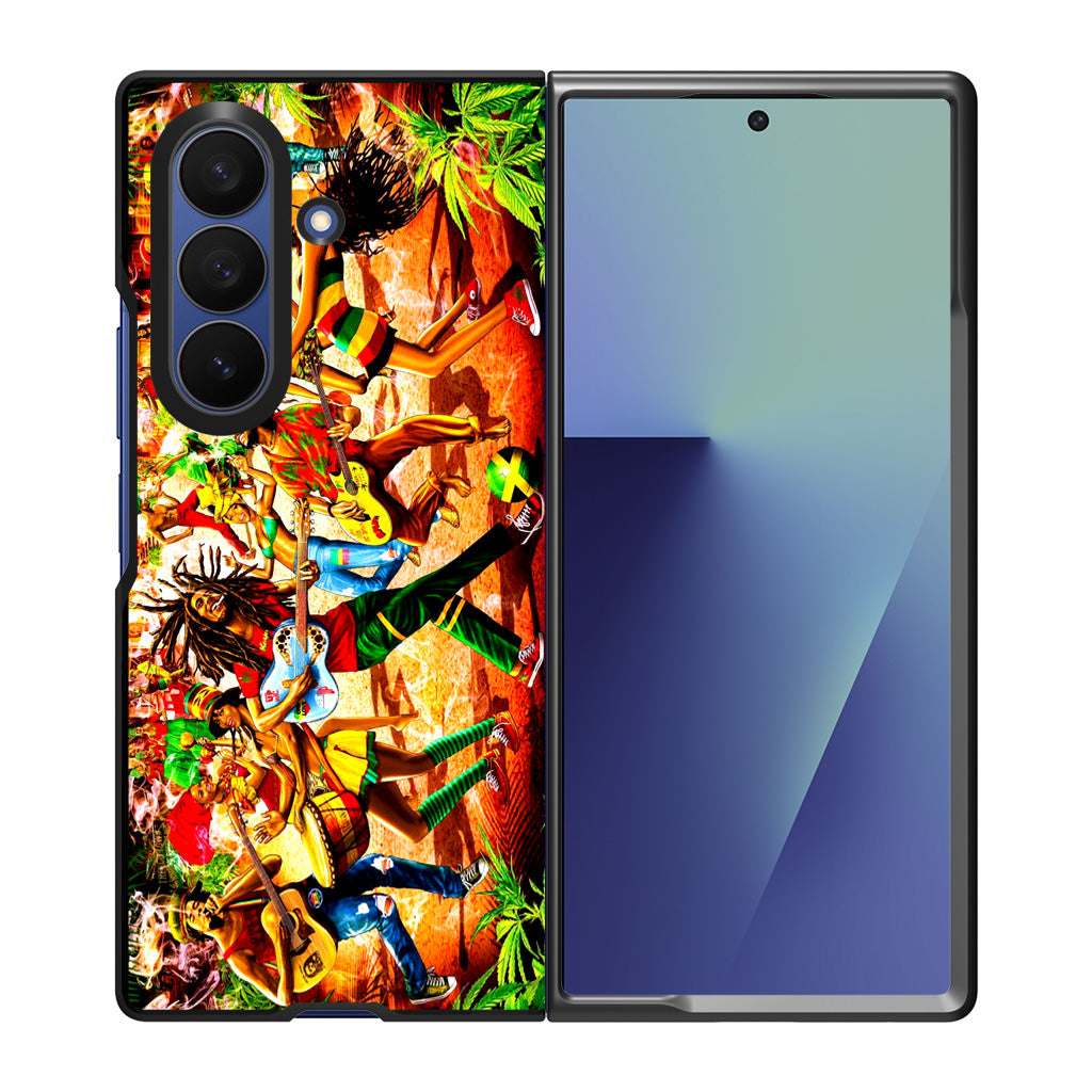 Bob Marley Reggae Samsung Galaxy Z Fold 7 Case