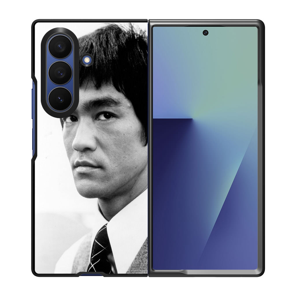 Bruce Lee B&W Samsung Galaxy Z Fold 7 Case