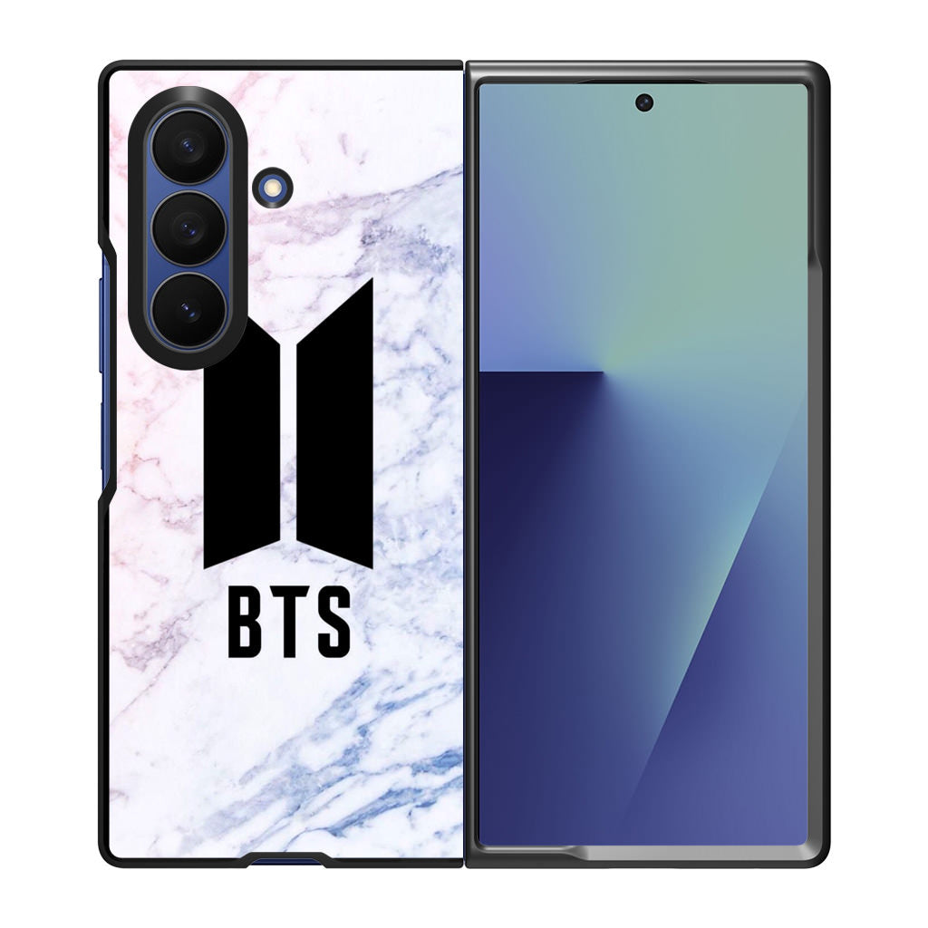 BTS Marble Samsung Galaxy Z Fold 7 Case