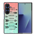 BTS Members Name Samsung Galaxy Z Fold 7 Case