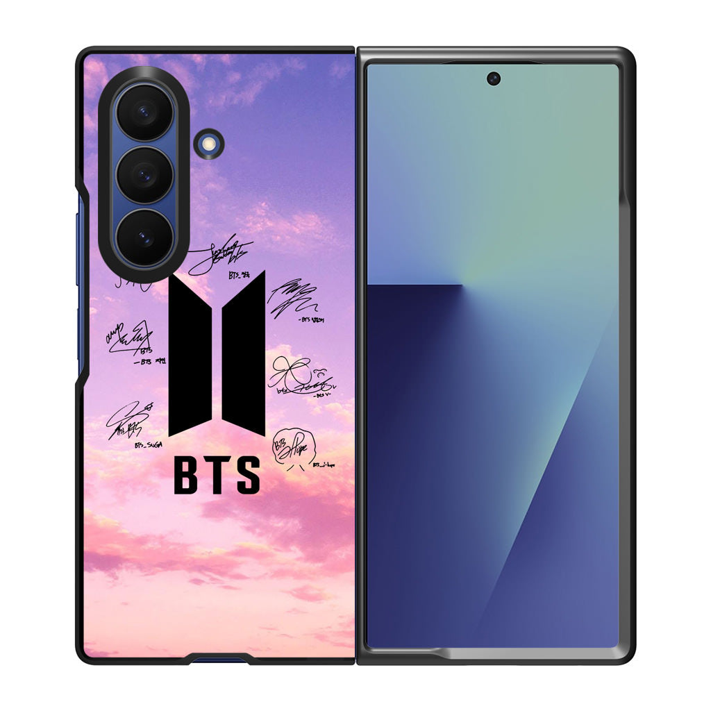 BTS Signature 2 Samsung Galaxy Z Fold 7 Case