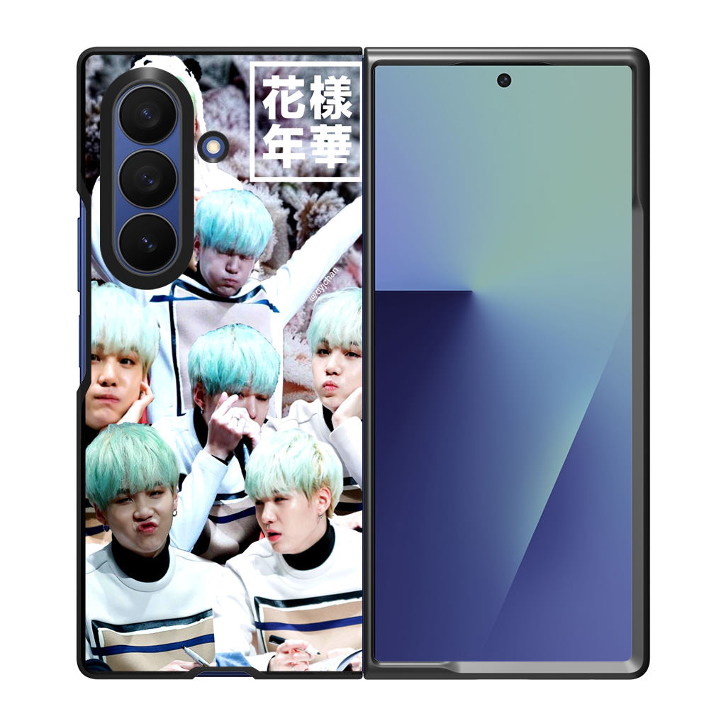 BTS Suga Collage Samsung Galaxy Z Fold 7 Case