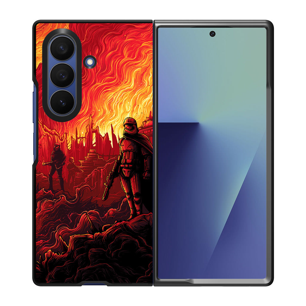 Captain Phasma Art Samsung Galaxy Z Fold 7 Case