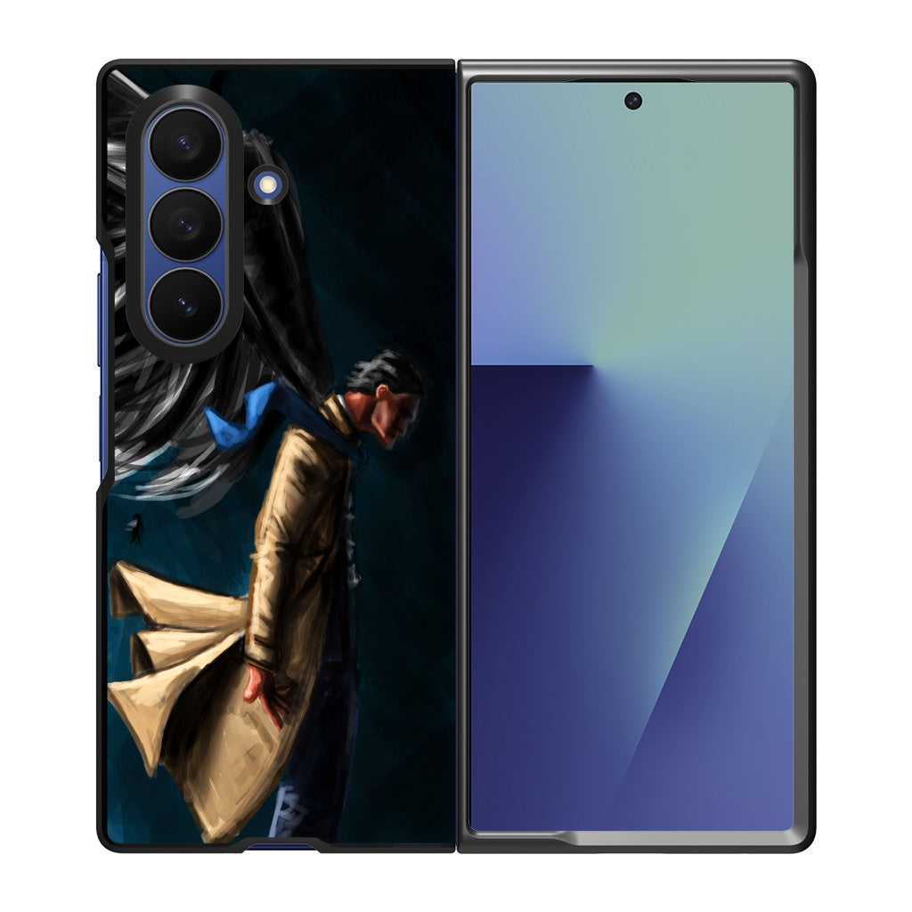 Castiel Supernatural Art Samsung Galaxy Z Fold 7 Case