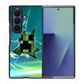 Creeper Glass Broken Green Samsung Galaxy Z Fold 7 Case