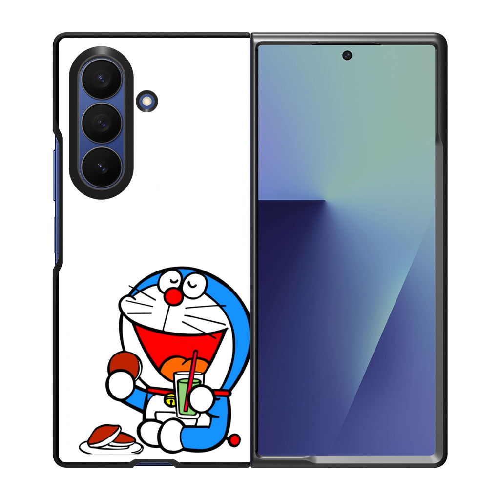 Doraemon Minimalism Samsung Galaxy Z Fold 7 Case