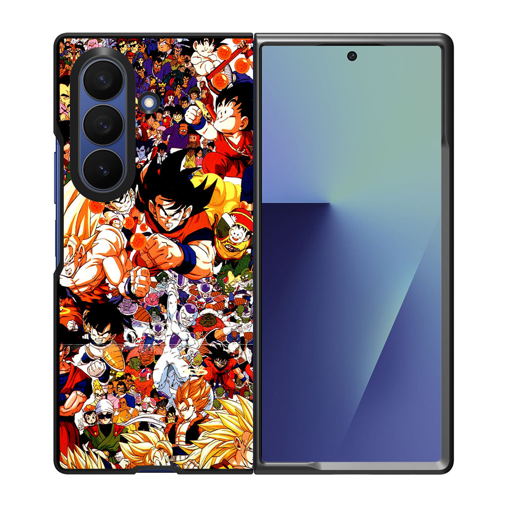 Dragon Ball All Characters Samsung Galaxy Z Fold 7 Case