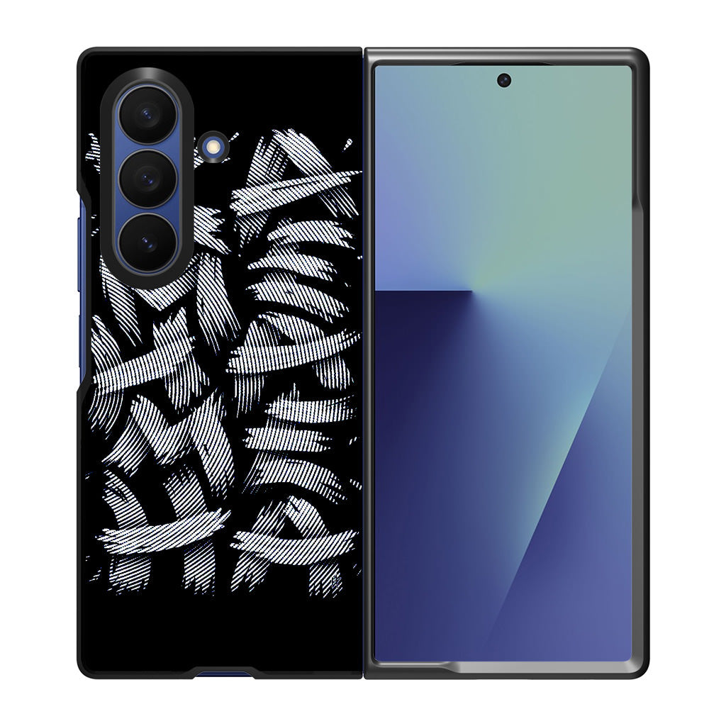 Dragon Ball Kamehameha Font Art Samsung Galaxy Z Fold 7 Case