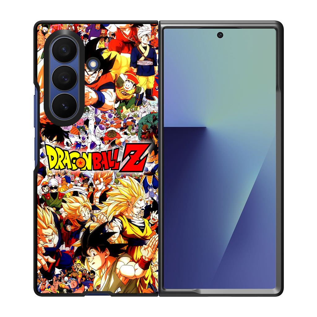 Dragon Ball Z All Characters Samsung Galaxy Z Fold 7 Case