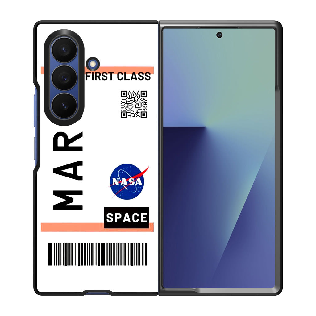 First Class Ticket To Mars Samsung Galaxy Z Fold 7 Case
