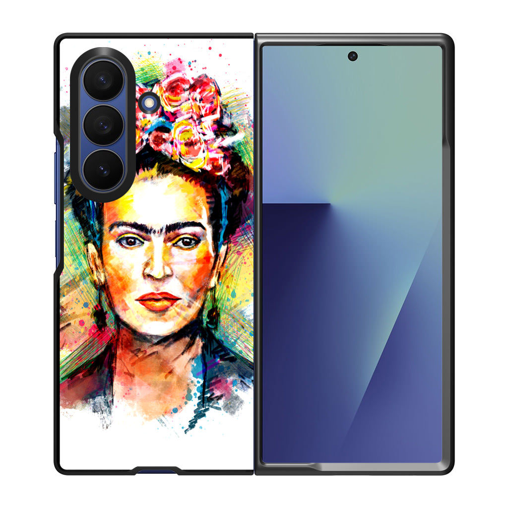 Frida Kahlo Painting Art Samsung Galaxy Z Fold 7 Case