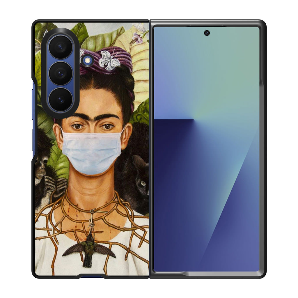 Frida Kahlo Wear Mask Samsung Galaxy Z Fold 7 Case