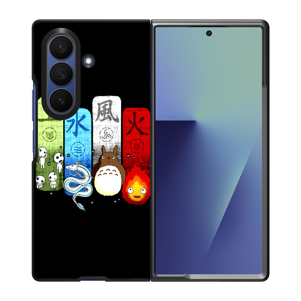 Ghibli Elemental Charms Samsung Galaxy Z Fold 7 Case