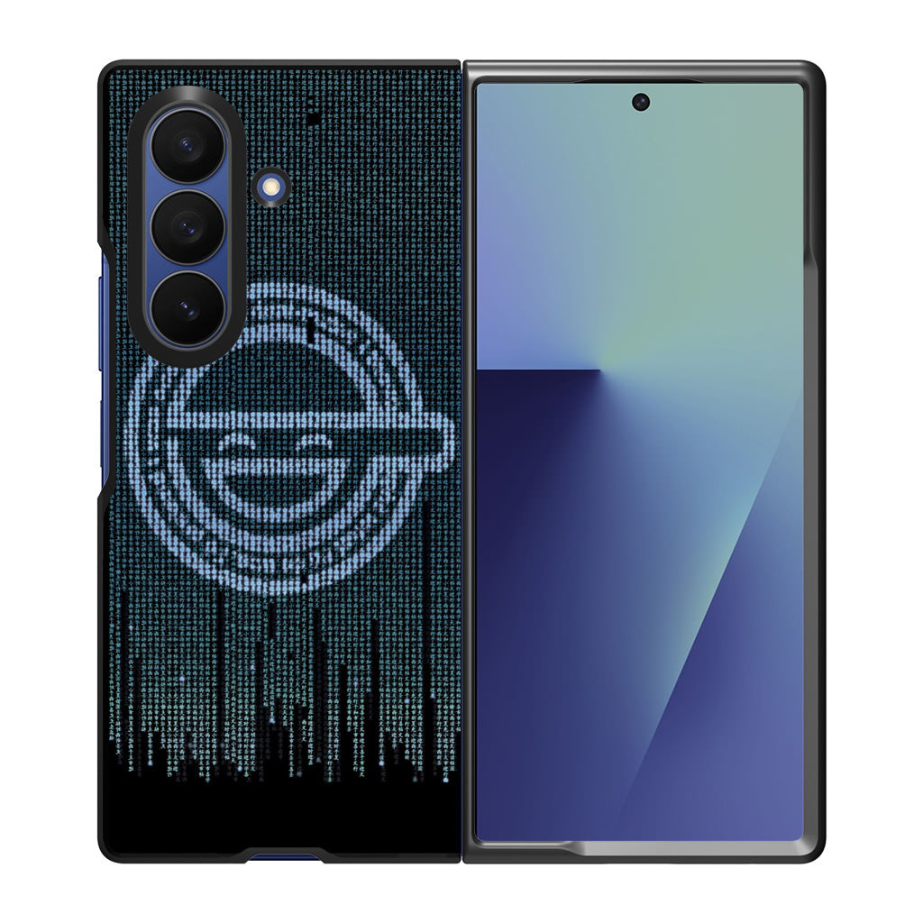 Ghost In The Shell Laughing Man Samsung Galaxy Z Fold 7 Case