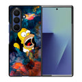Homer Behind The Black Hole Samsung Galaxy Z Fold 7 Case