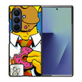 Homer Eats Donut Samsung Galaxy Z Fold 7 Case