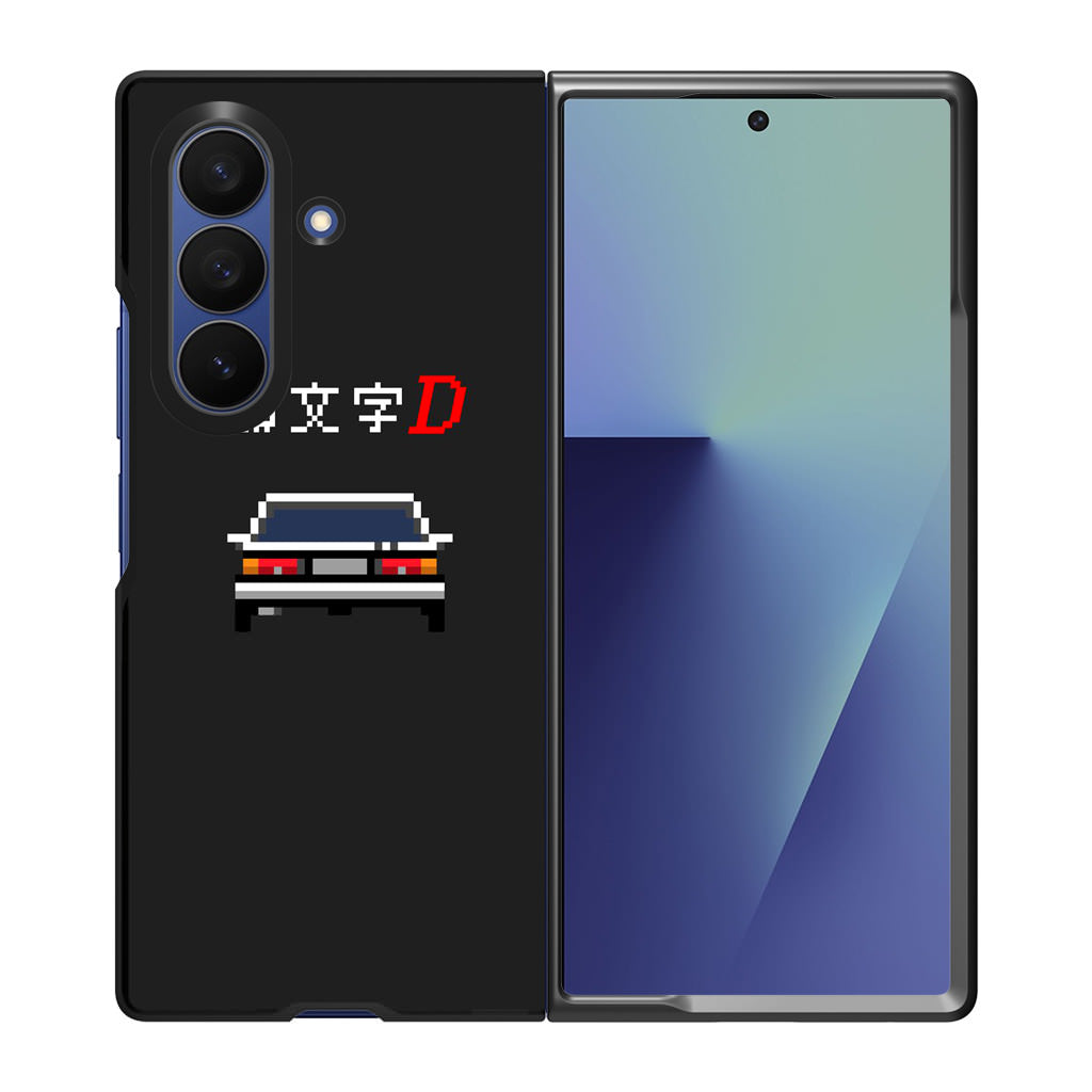 Initial D Pixel Art Samsung Galaxy Z Fold 7 Case